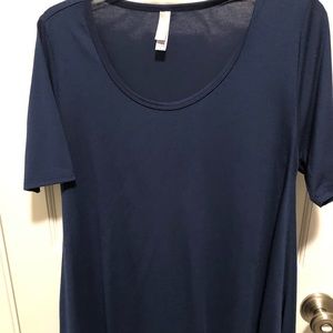 Lularoe navy Perfect Top